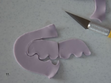 Polymer clay elephant tutorial - step 11