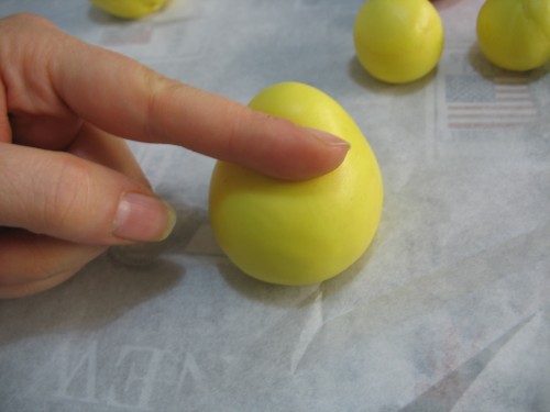 polymer clay Winnie the Pooh tutorial - step 2