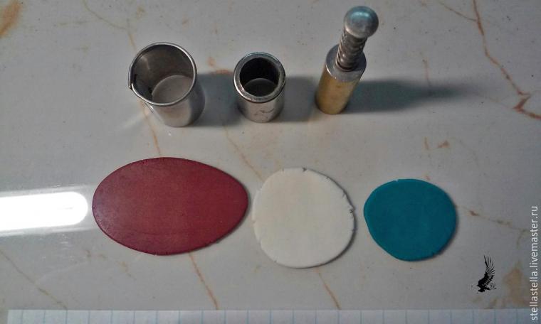 polymer clay pendant tutorial - step 4