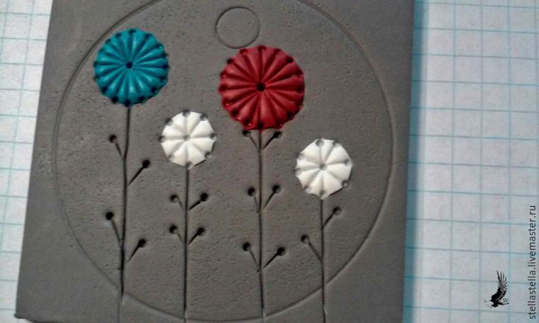 Polymer clay simple necklace tutorial