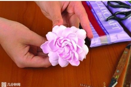 Polymer clay peonies bouquet tutorial