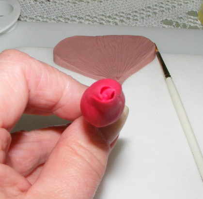 Polymer clay rose tutorial