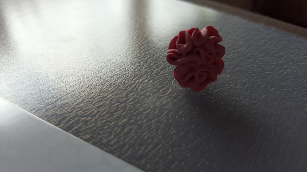 polymer clay carnation flower