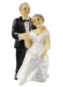 polymer clay wedding cake ornament - groom and bride handmade toppers