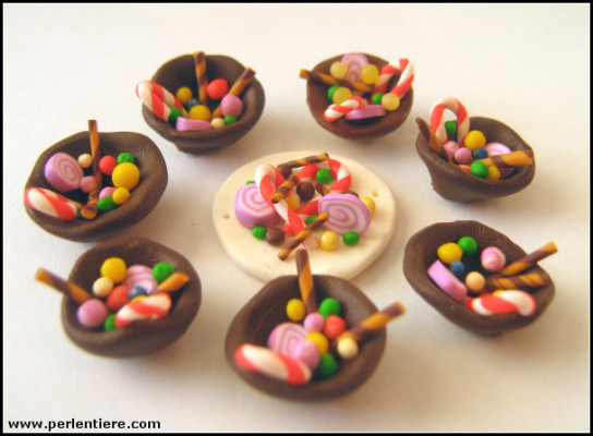 polymer clay sweets miniatures