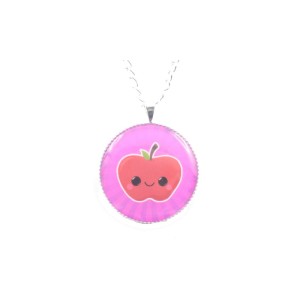 Polymer clay fruity necklaces by Aniela