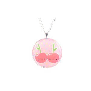 Polymer clay fruity necklaces by Aniela