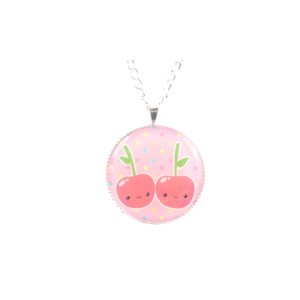 kirschen Polymer clay fruity necklaces