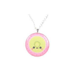 Polymer clay fruity necklaces by Aniela