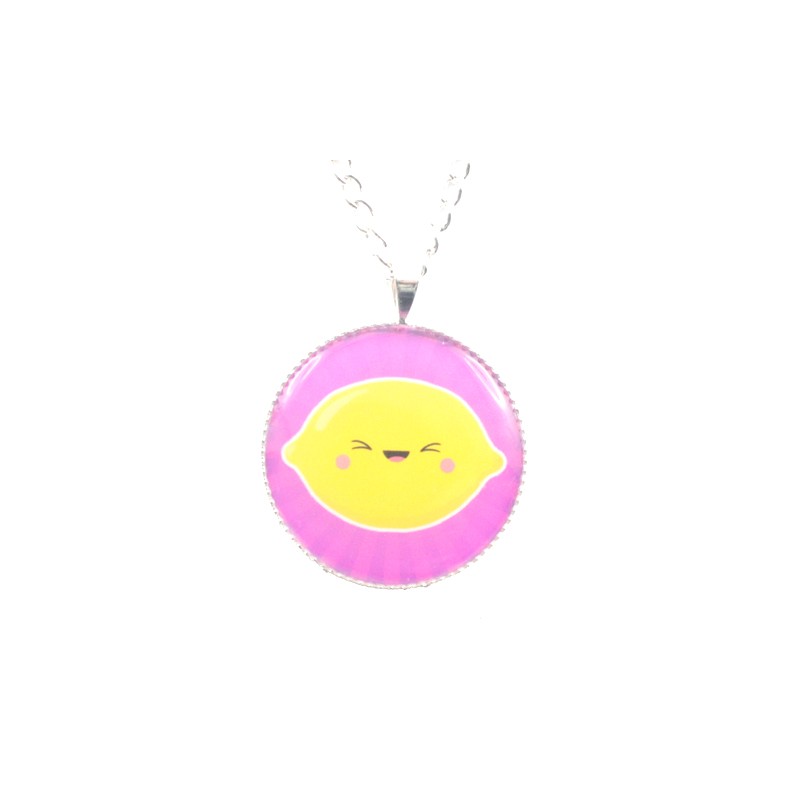 Polymer clay fruity necklaces