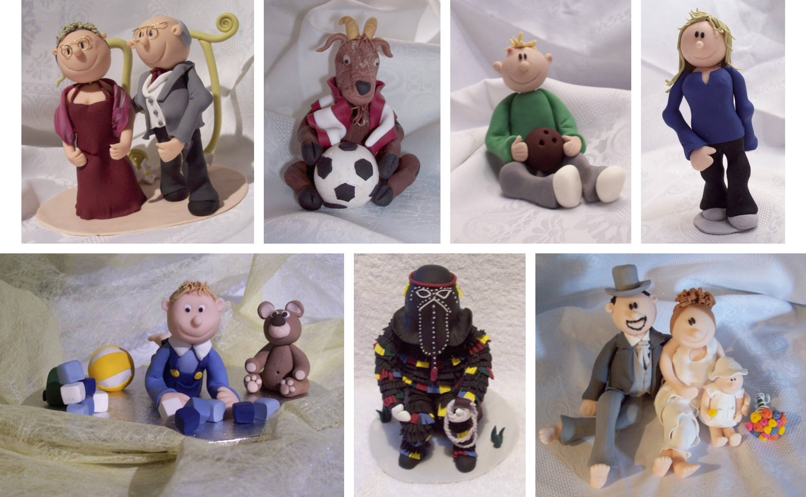 Polymer clay figurines simple and easy