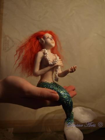 polymer clay figurine - mermaid 