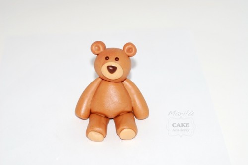 polymer clay teddy bear DIY step by step tutorial