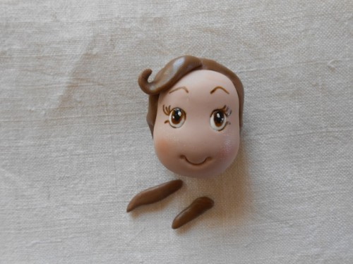 Polymer clay princess - DIY step by step tutorial