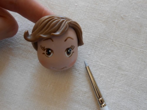 Polymer clay princess - DIY step by step tutorial