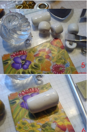 DIY polymer clay pandora beads