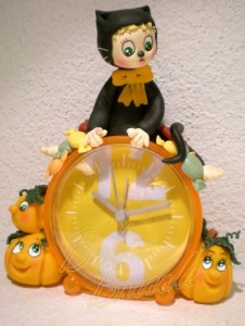 polymer clay fimo clock