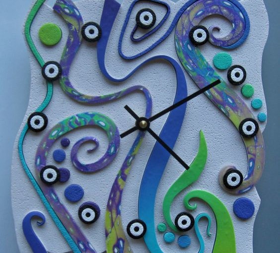 DIY 20 fimo clock ideas