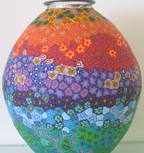 DIY 100 polymer clay vase ideas