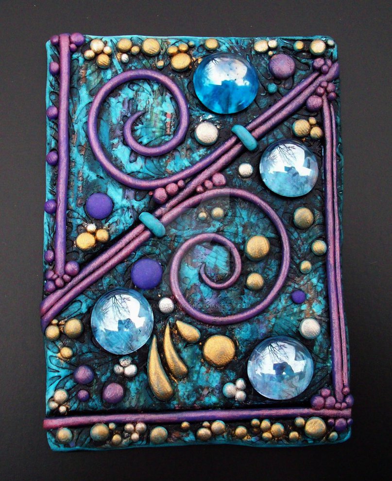 fimo notebook covers polymer clay