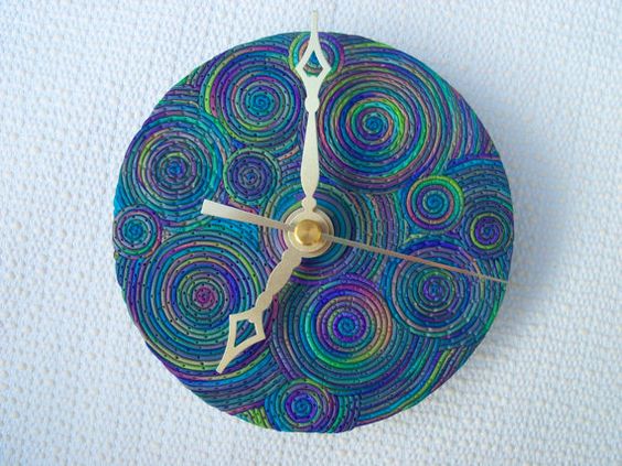 polymer clay fimo clock