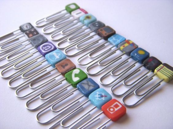 DIY 11 polymer clay paper clips ideas