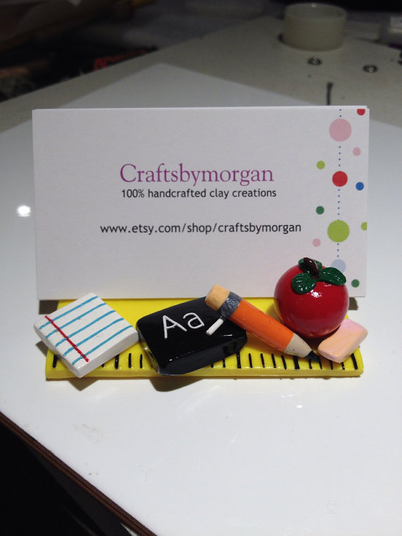 DIY 50 polymer clay business card holder ideas