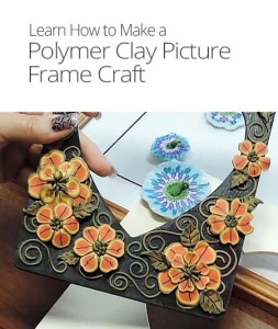DIY 6 polymer clay photo frame ideas