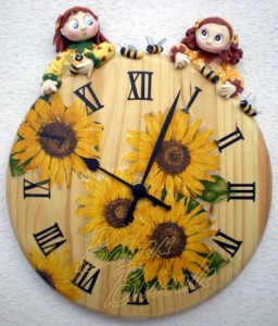 polymer clay fimo clock