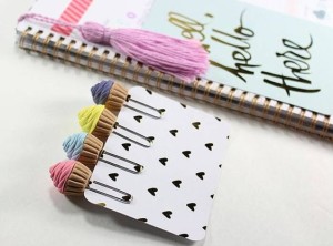 polymer clay paper clips