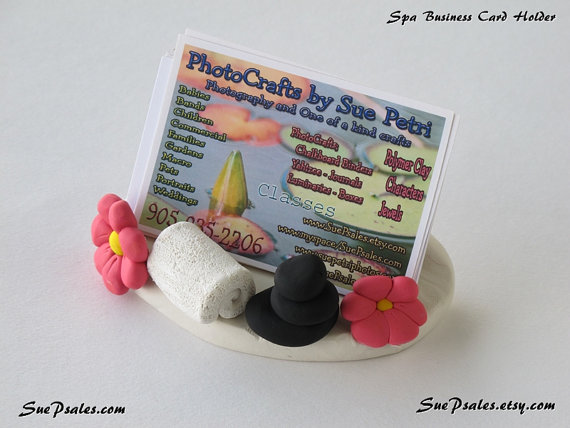 DIY 50 polymer clay business card holder ideas