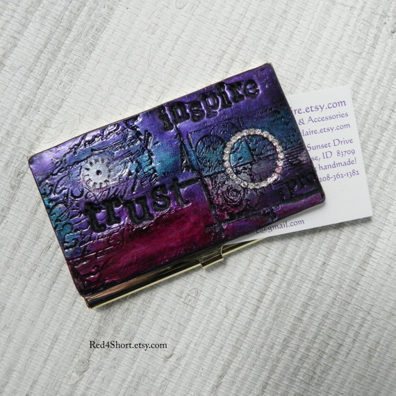 DIY 50 polymer clay business card holder ideas