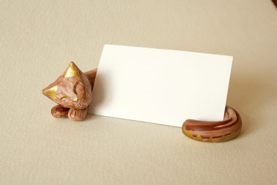 DIY 50 polymer clay business card holder ideas