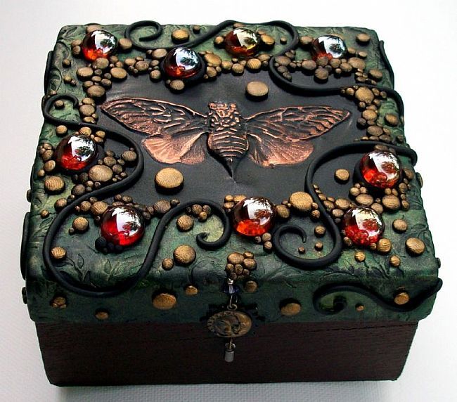 polymer clay box