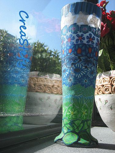 DIY fimo polymer clay vase ideas