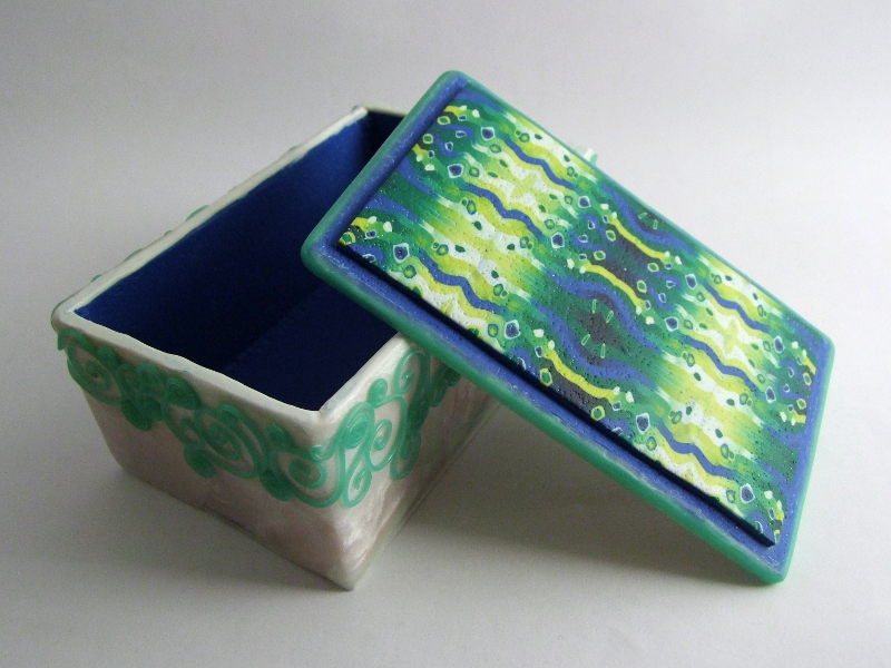 polymer clay box fimo box