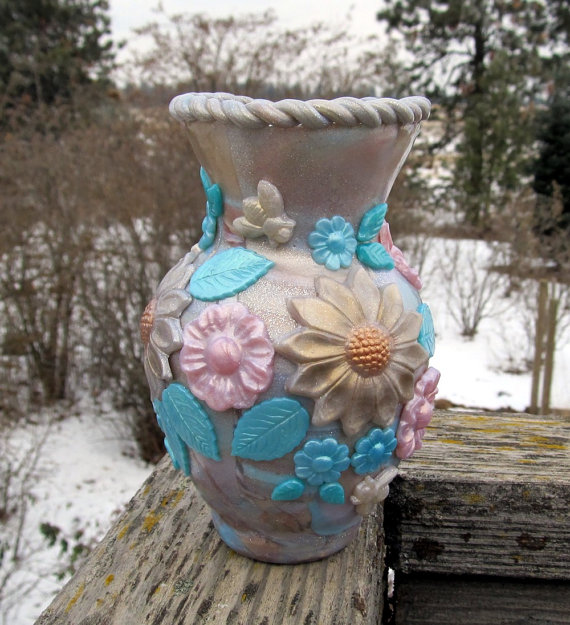 DIY 100 polymer clay vase ideas