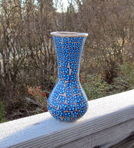 DIY handmade fimo polymer clay vase ideas for decoration