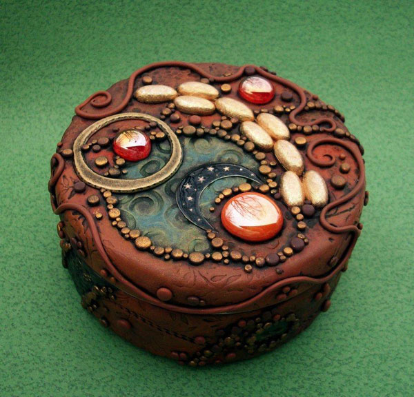 polymer clay box