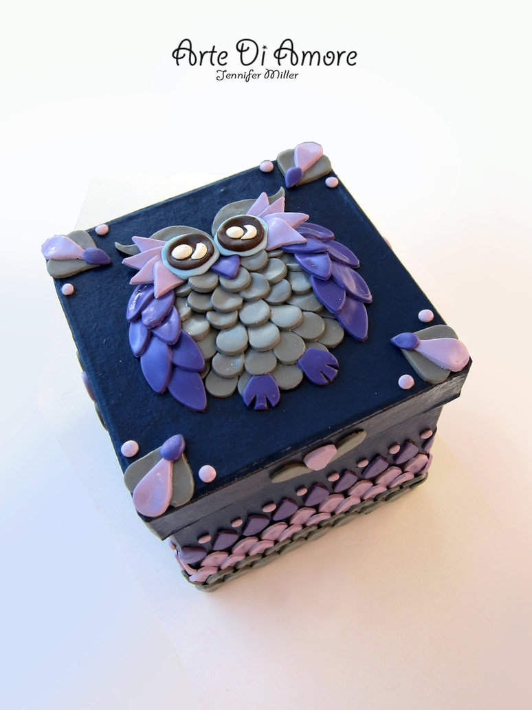 polymer clay box