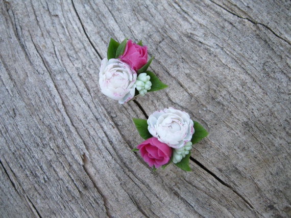 Cute earrings rose Jewelry for girl Small earrings Delicate stud earrings Pink flower earrings Daughter gift granddaughter gift Niece gift