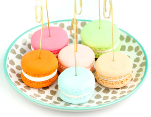 Sweet macaroons photo holder polymer clay tutorial