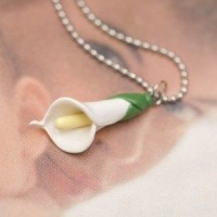 DIY polymer clay calla flower tutorial