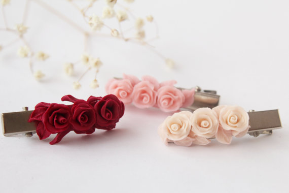 polymer clay hair accessories