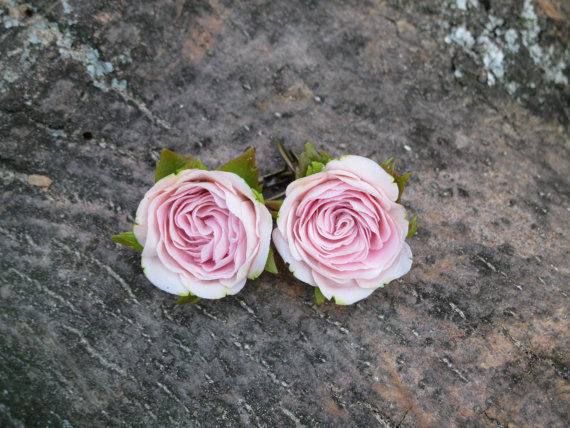 Pastel earrings for bride jewelry for bridesmaids earrings Pink rose earrings Spring jewelry Flower earrings Dainty earrings blush earrings