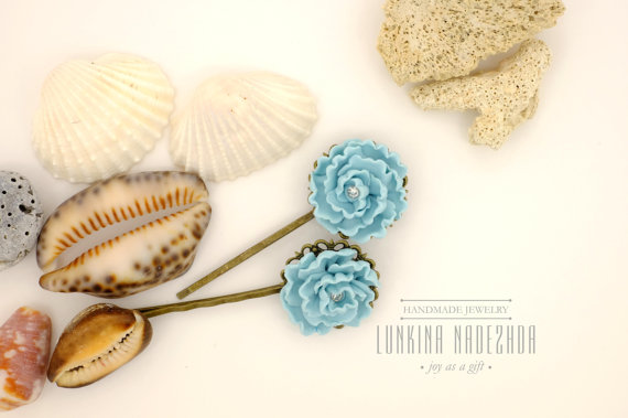 Polymer clay hair accessories