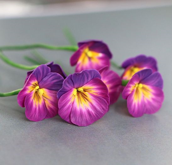 10 polymer clay flowers ideas