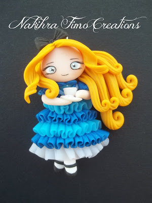 Alice in wonderland Polymer clay Disney princesses fimo