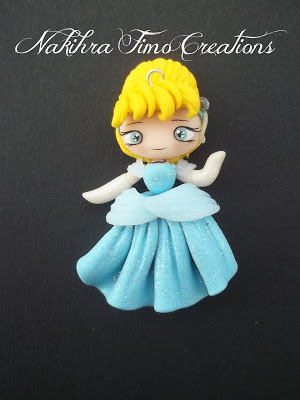 Polymer clay Disney princesses