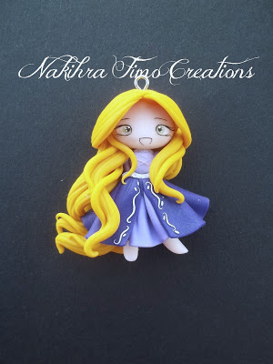 Rapunzel Merida Polymer clay Disney princesses fimo